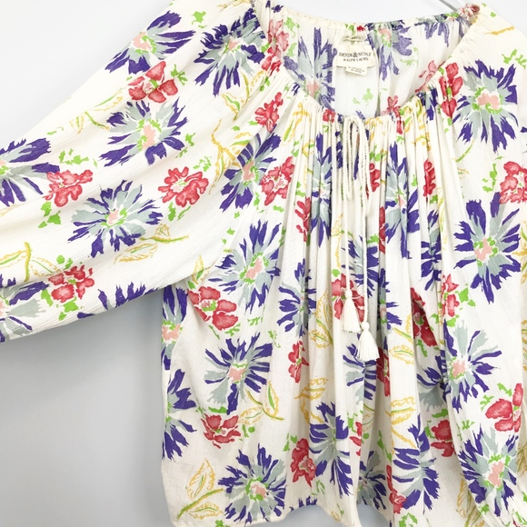 Ralph Lauren Denim and Supply Boho Blouse Top - Picture 3 of 6